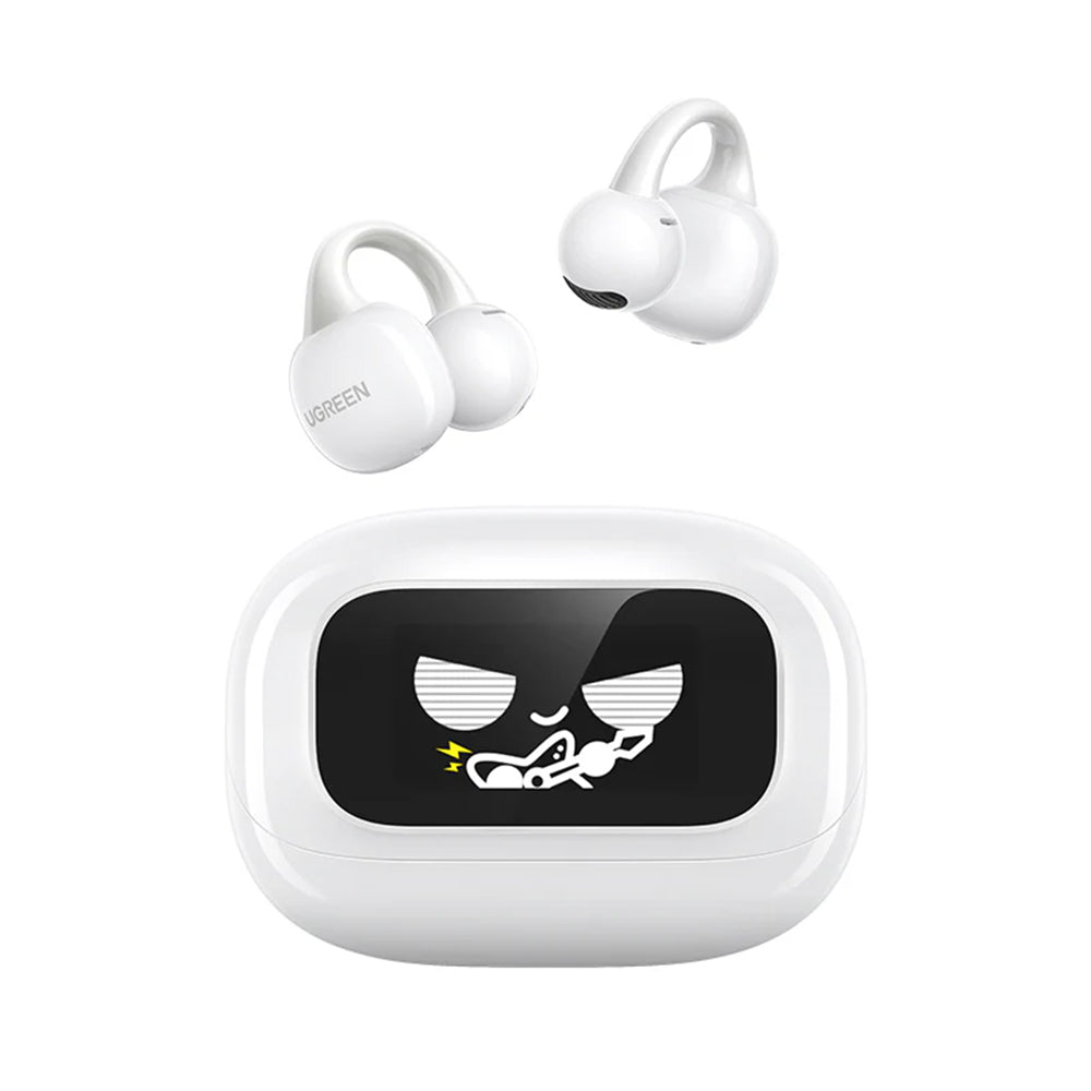 Handsfree Bluetooth UGREEN S6 ClipBuds Magic WS208, TWS, Бял