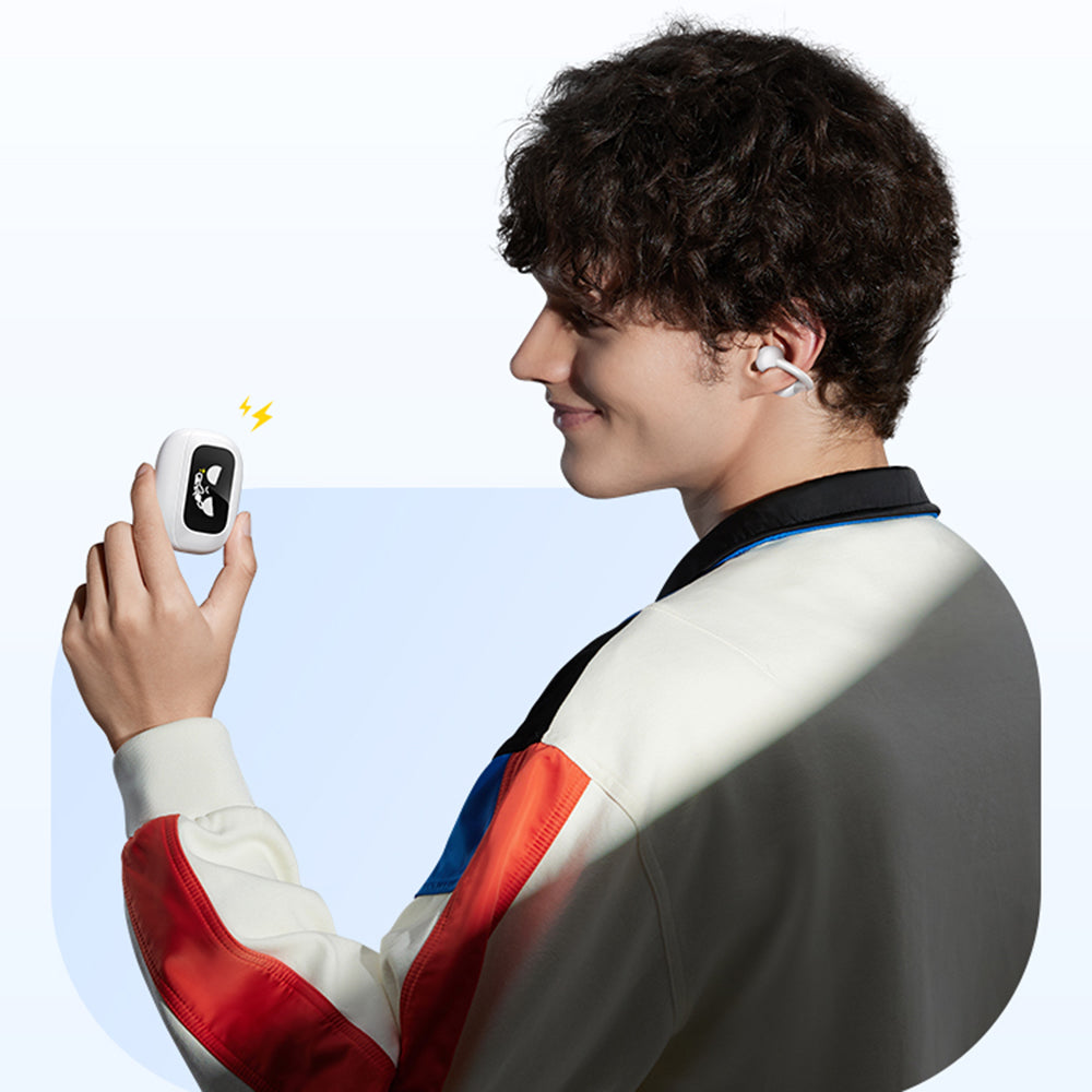 Handsfree Bluetooth UGREEN S6 ClipBuds Magic WS208, TWS, Бял