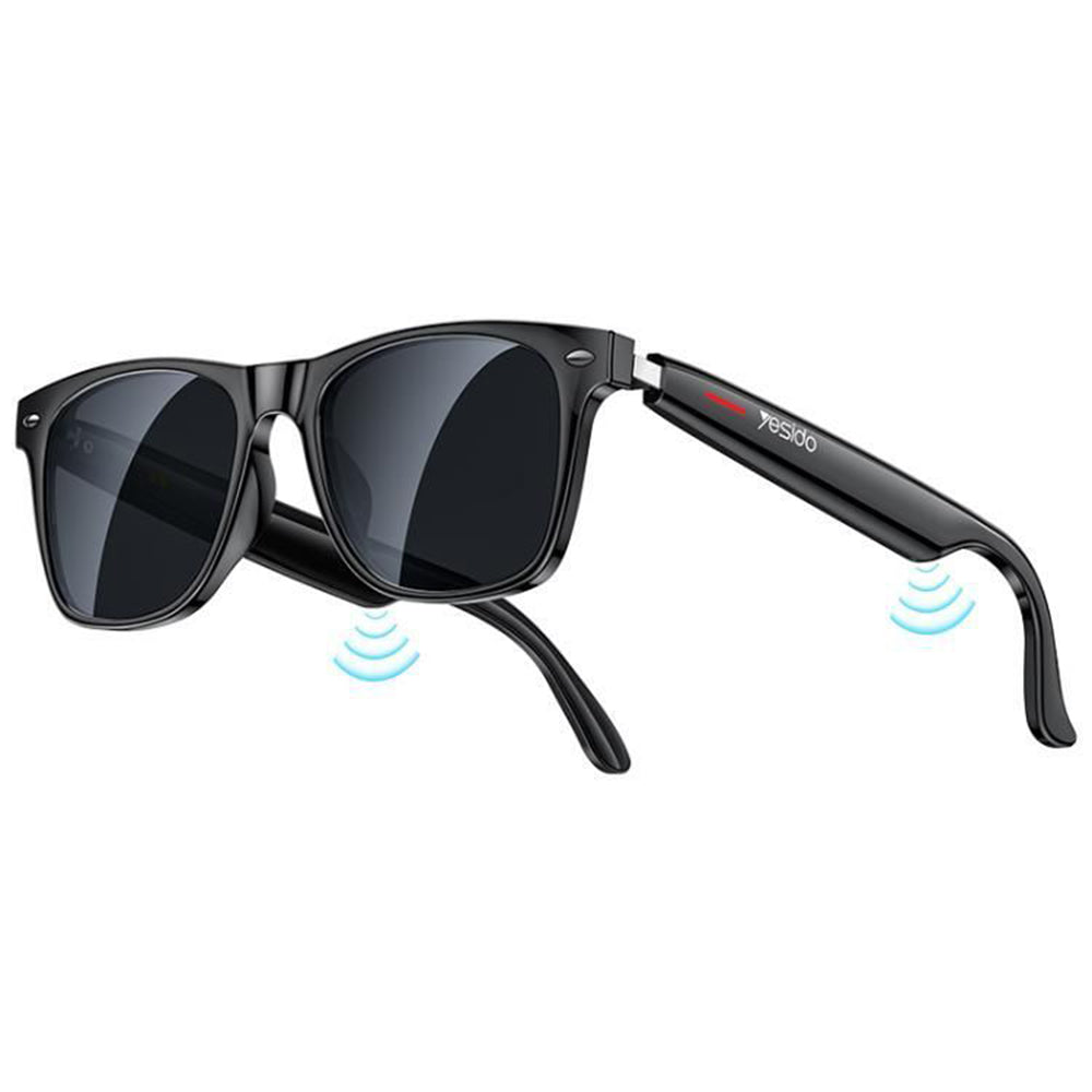 Handsfree Bluetooth Yesido IO35, Тип Слънчеви очила Унисекс, A2DP, Черен