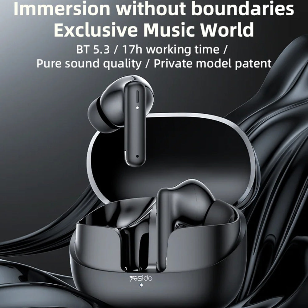 Handsfree Bluetooth Yesido TWS26, TWS, Черен
