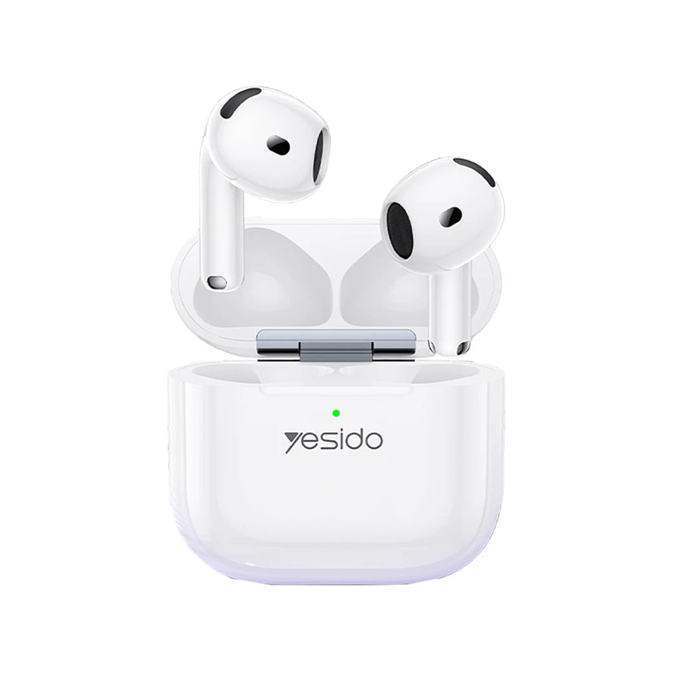 Handsfree Bluetooth Yesido TWS32, TWS, ANC, Бял