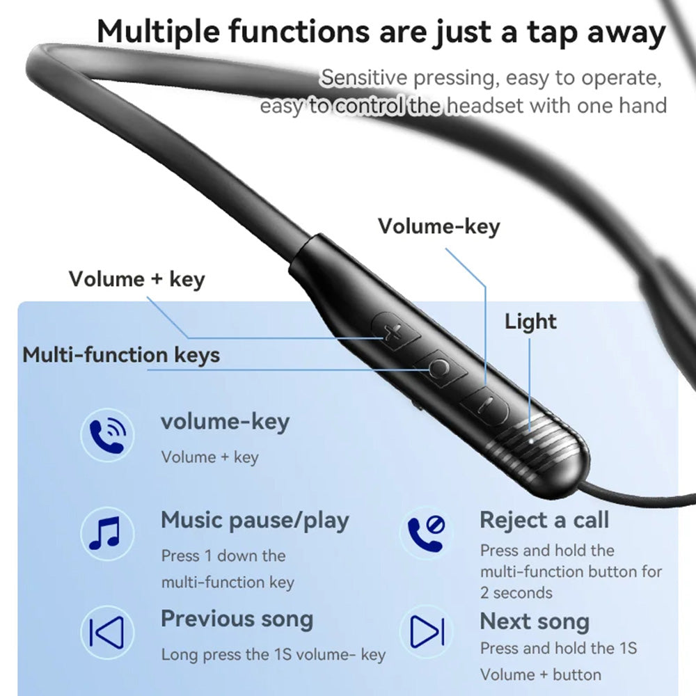 Handsfree Bluetooth Yesido YSP20, A2DP, Черен