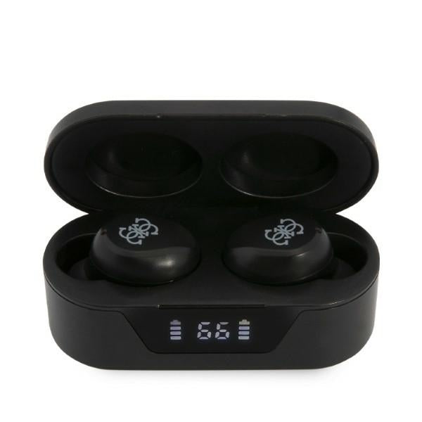 Handsfree Bluetooth Guess Classic Logo, TWS, Черен