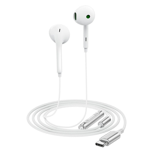 Handsfree USB-C Acefast L7, Бял