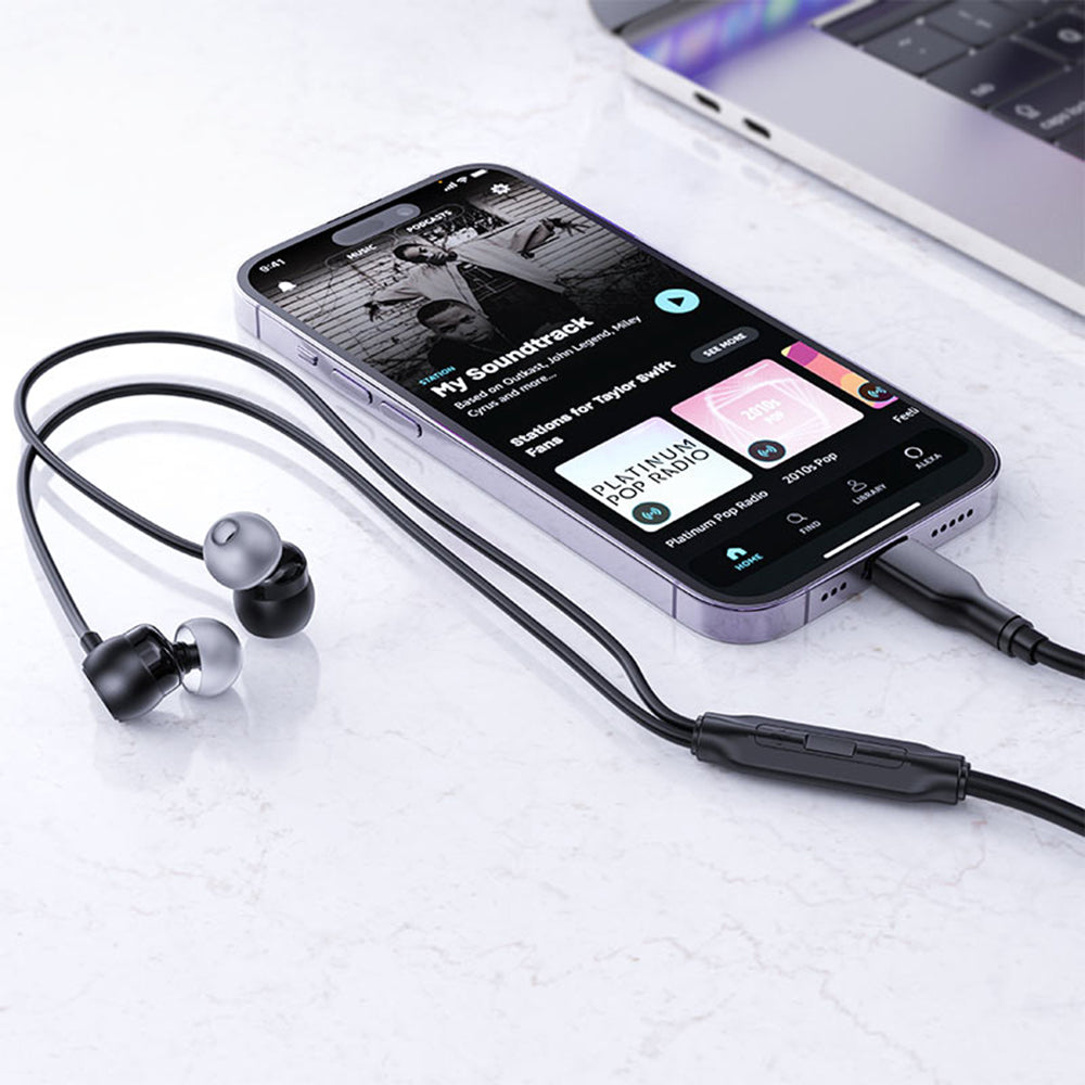 Handsfree USB-C Acefast L8, Черен