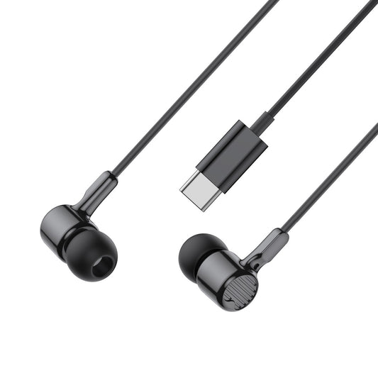 Handsfree USB-C XO Design EP81, Черен