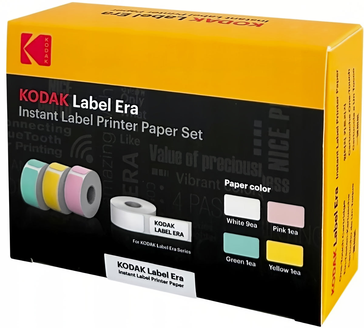 Ролка самозалепващи етикети за принтер Kodak Label Era, комплект 12 броя
