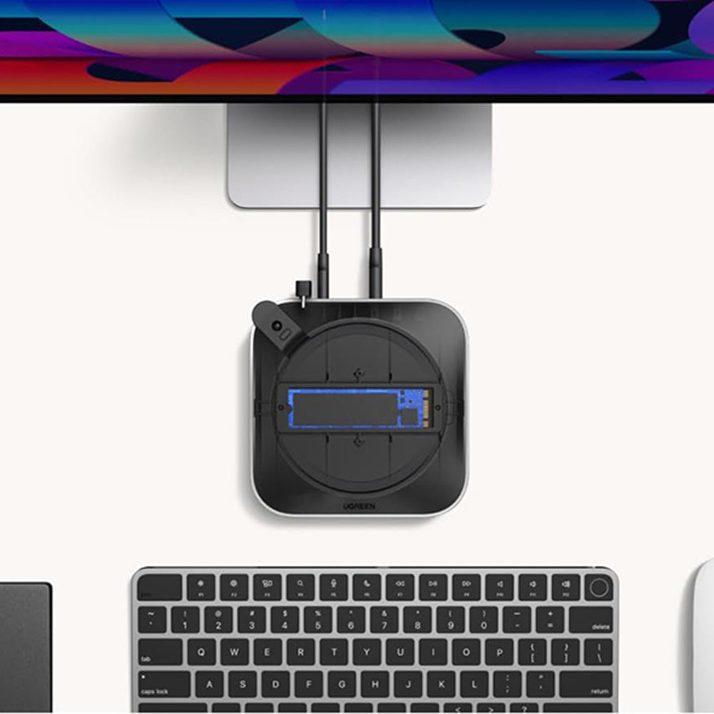 Мултифункционален хъб UGREEN CM841A (95094) за Apple Mac Mini M4 / Mini M4 Pro, 10в1, Сив