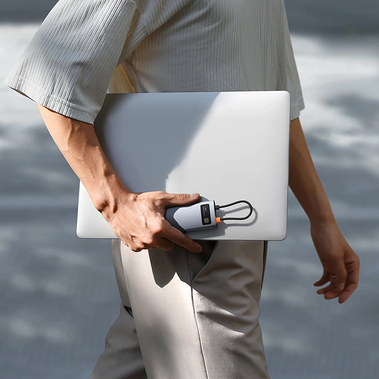 Hub USB-C Baseus Metal Gleam, 3 x USB-A 3.0 - 1 x USB-C - 1 x HDMI - 1 x SD - 1 x microSD, Сив B00030708811-01