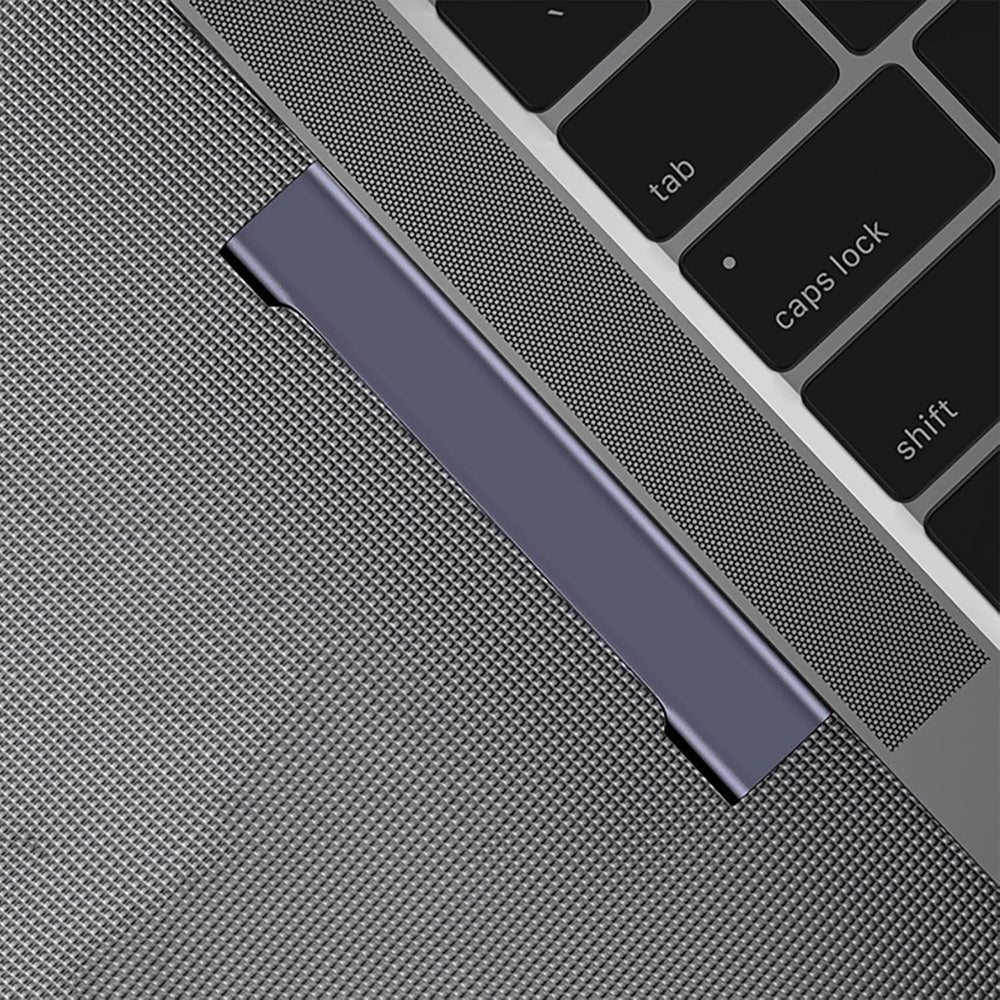Hub USB-C Techsuit H12 ZenithDock, 4in1, Сив