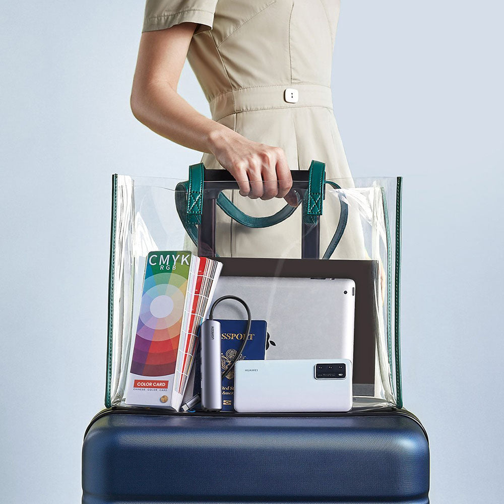 Hub USB-C UGREEN CM418 (10919), 2 x USB-A 3.0 - 1 x USB-C - 1 x HDMI - 1 x RJ45, Сив