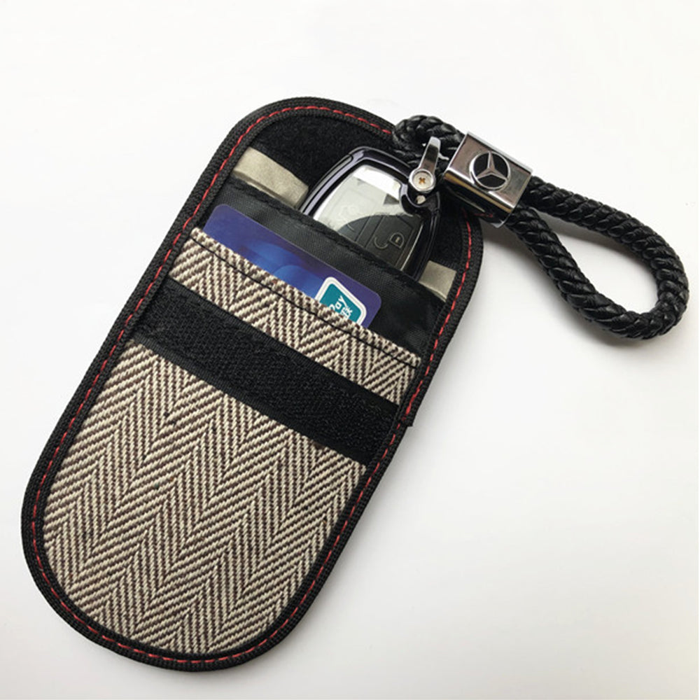 Портфейл с RFID защита Techsuit AF1, бежов