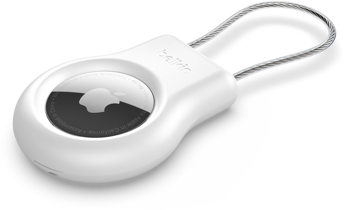 Калъф Belkin Wire Cable за Apple AirTag, бял MSC009btWH