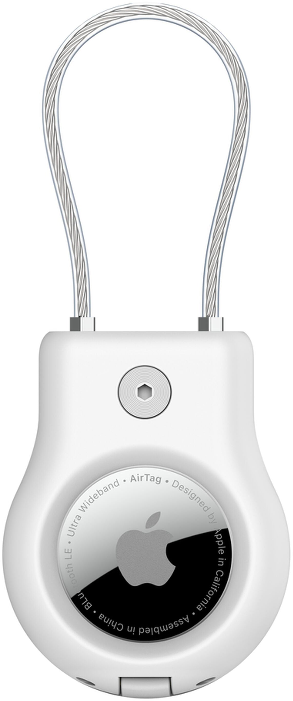 Калъф Belkin Wire Cable за Apple AirTag, бял MSC009btWH