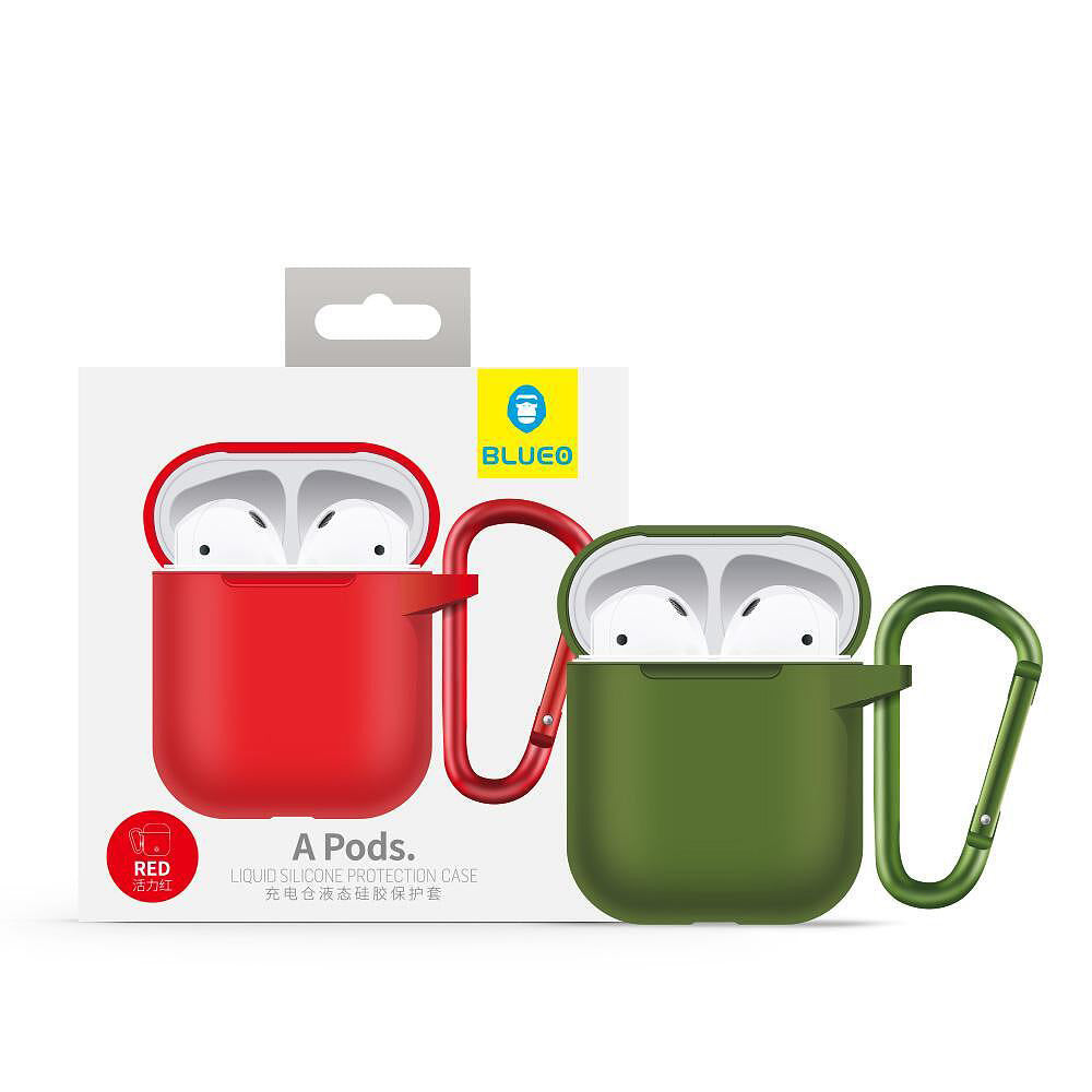 Калъф Blueo Liquid за Apple AirPods Gen 1, Розов