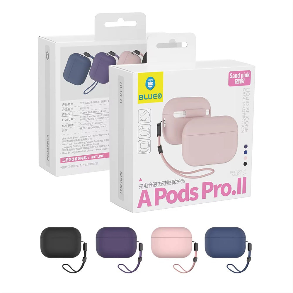 Калъф Blueo Liquid за Apple AirPods Pro 2, розов
