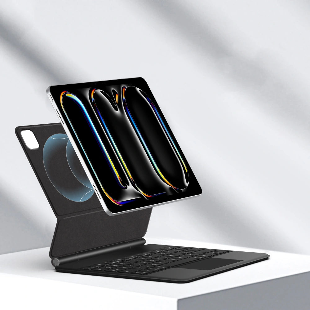 Калъф с клавиатура за Apple iPad Pro 13 (2025) / (2024), Tech-Protect, SmartCase Magnetic, Черен
