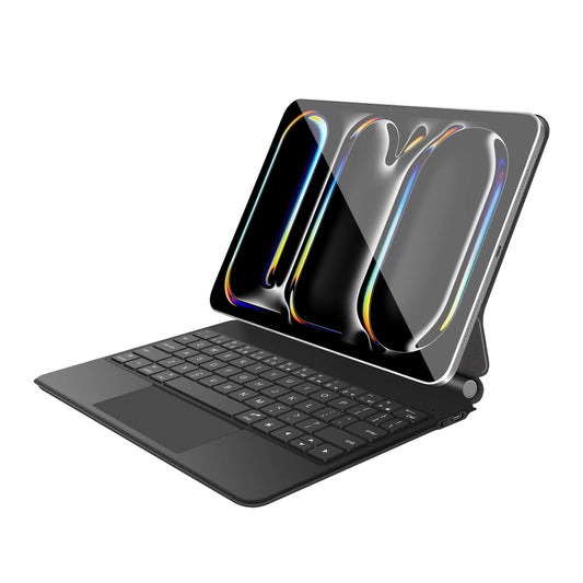 Калъф с клавиатура за Apple iPad Pro 11 (2025) / (2024), Tech-Protect, SmartCase Magnetic, Черен