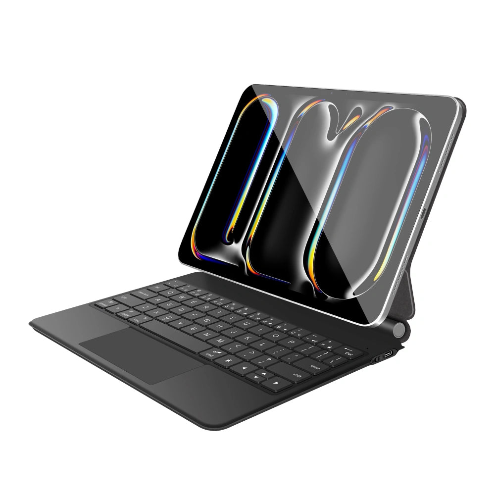 Калъф с клавиатура за Apple iPad Pro 13 (2025) / (2024), Tech-Protect, SmartCase Magnetic, Черен