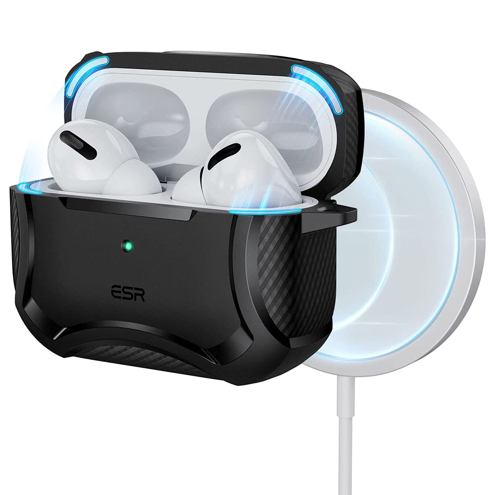 Калъф ESR Cyber Armor Tough за Apple AirPods Pro Series, Черен