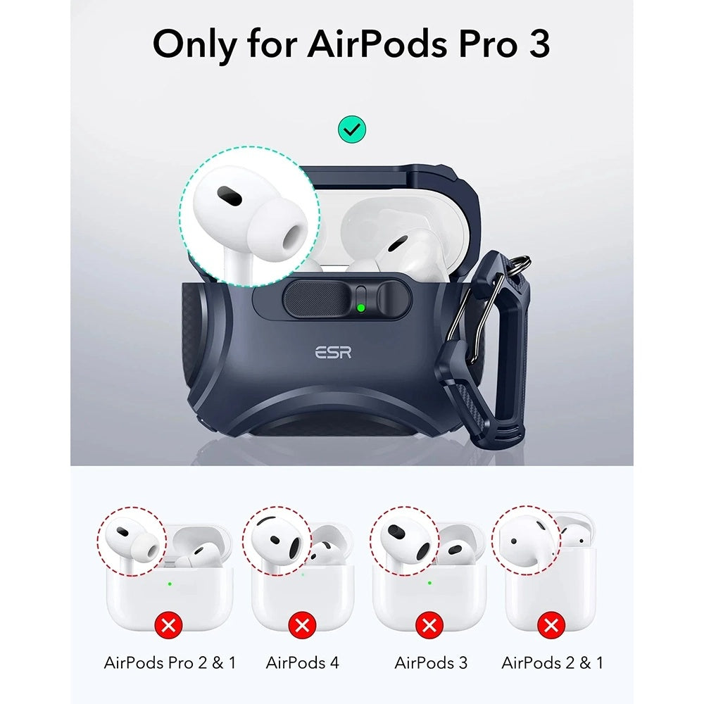 Калъф ESR Cyber FlickLock за Apple AirPods Pro 3, Син