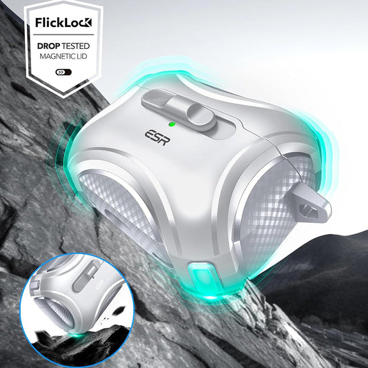 Калъф ESR Cyber за Apple AirPods Pro Series, сив
