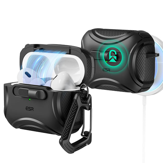 Калъф ESR Cyber за Apple AirPods Pro Series, Черен