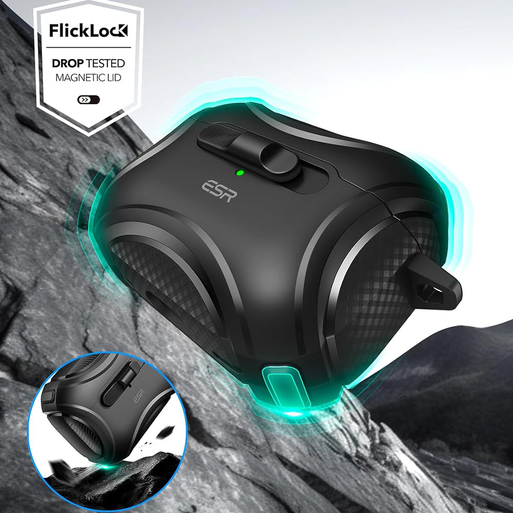 Калъф ESR Cyber за Apple AirPods Pro Series, Черен