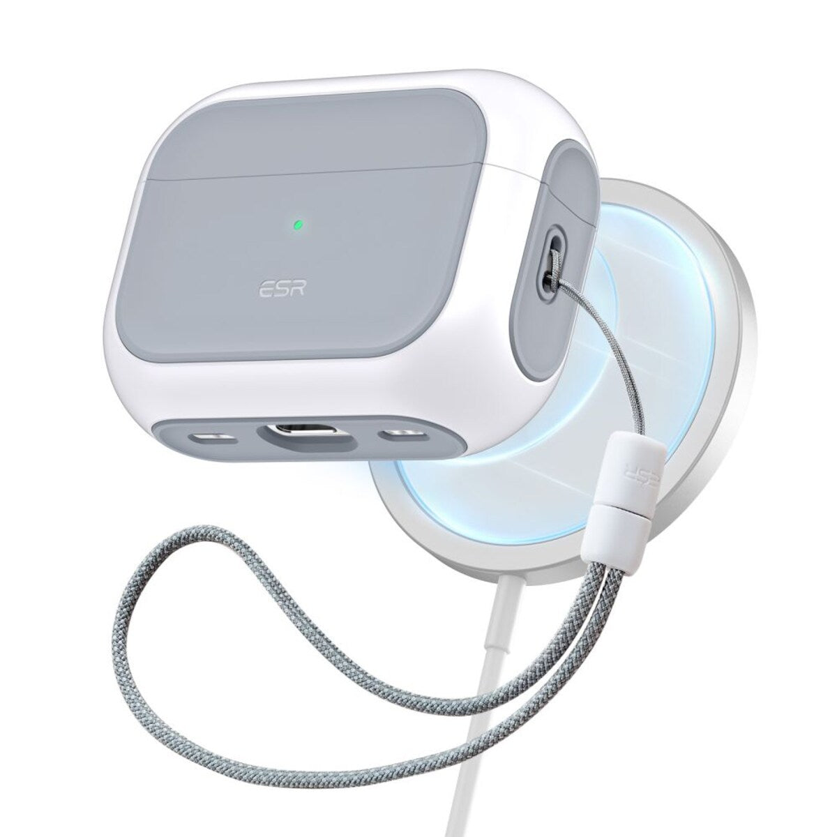Калъф ESR Orbit Hybrid за Apple Airpods Pro 3, Бял