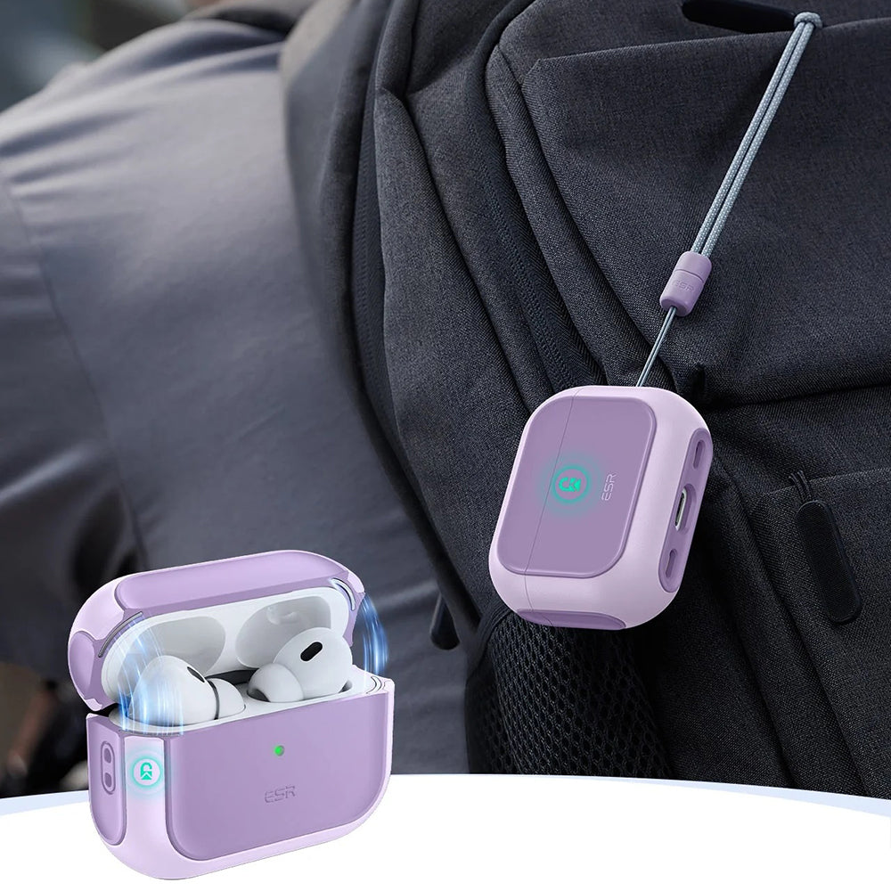 Калъф ESR Orbit Hybrid за Apple AirPods Pro 3, Лилав