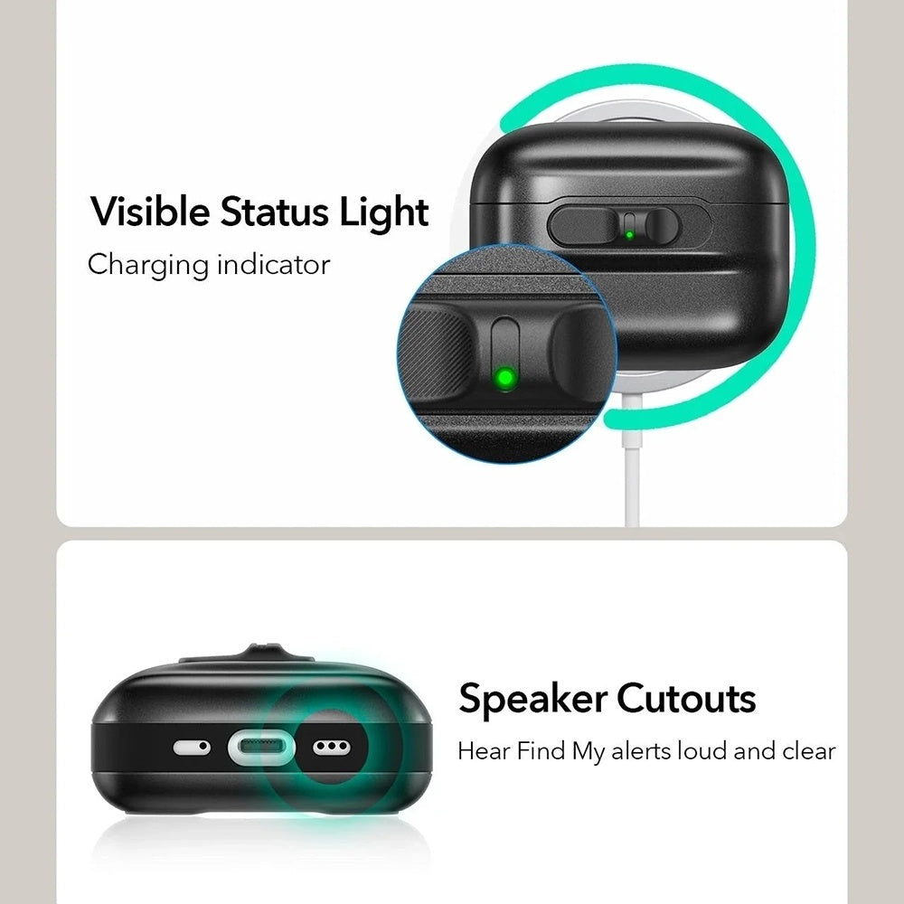Калъф ESR Pulse Magnetic FlickLock за Apple AirPods Pro 3, Бял