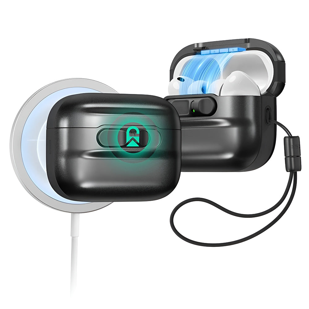 Калъф ESR Pulse Magnetic FlickLock за Apple AirPods Pro 3, Черен