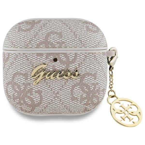 Калъф Guess 4G Charm за Apple AirPods 4, Розов