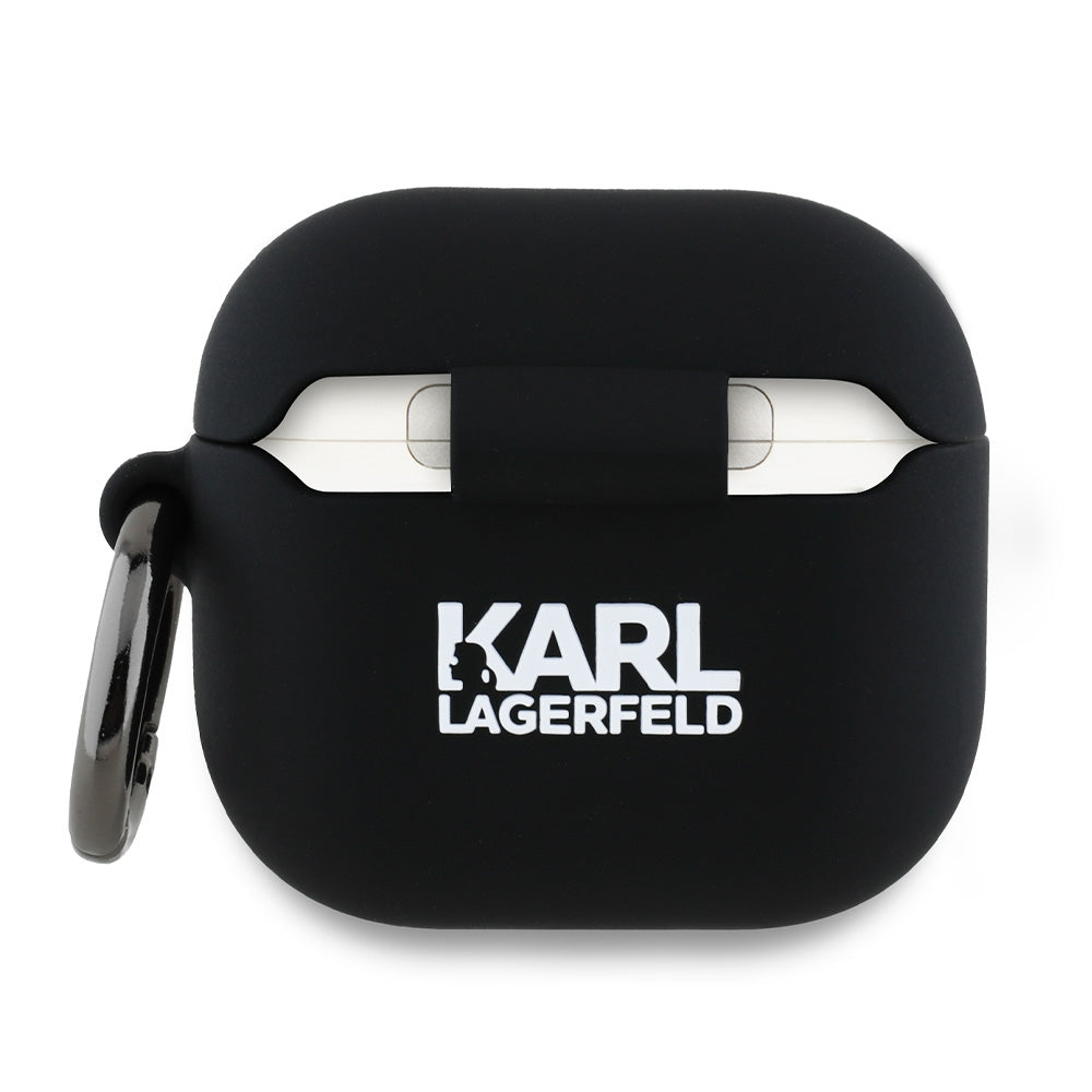 Калъф Karl Lagerfeld 3D Choupette's Head за Apple AirPods 4, Черен
