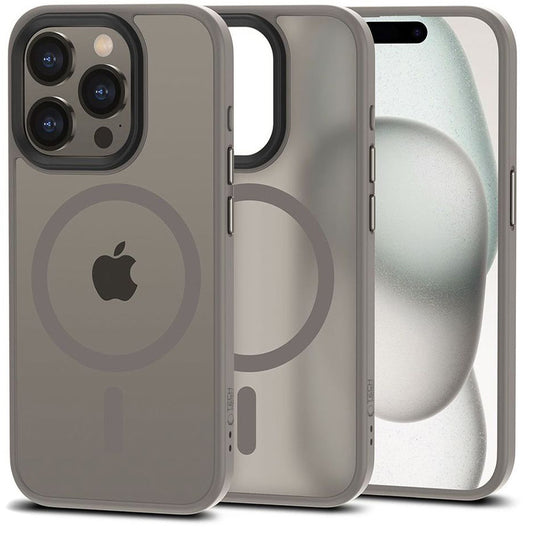 Калъф MagSafe за Apple iPhone 15 Pro, Tech-Protect, Magmat, Magmat, сив