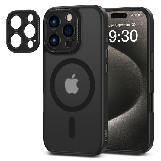 Калъф MagSafe за Apple iPhone 16 Pro Max, Tech-Protect, Magcam, черен