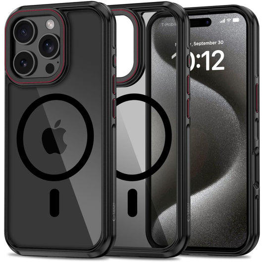 Калъф MagSafe за Apple iPhone 16 Pro, Tech-Protect, Maghybrid, черен
