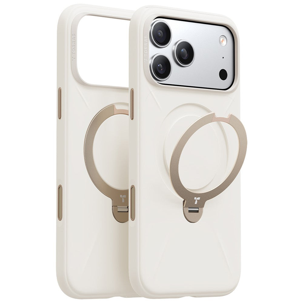 Калъф MagSafe за Apple iPhone 17 Pro Max, Torras, QPRO Silicone, Бял