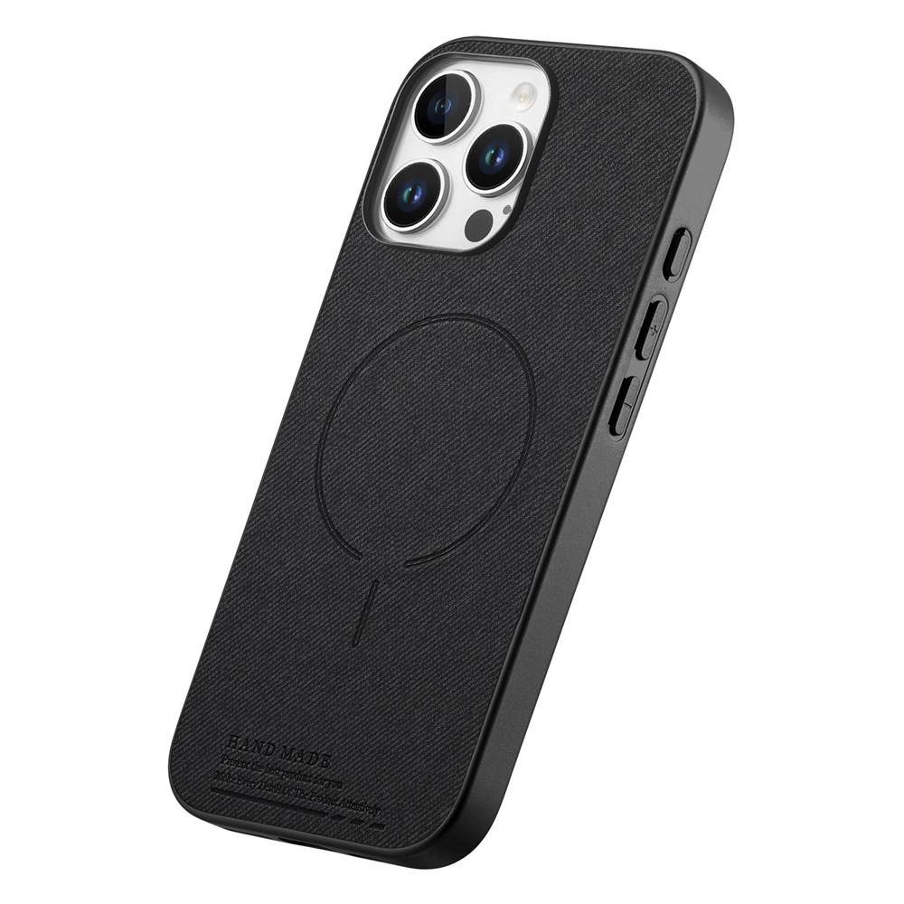 Калъф MagSafe за Apple iPhone 16 Pro Max, OEM, плат, черен