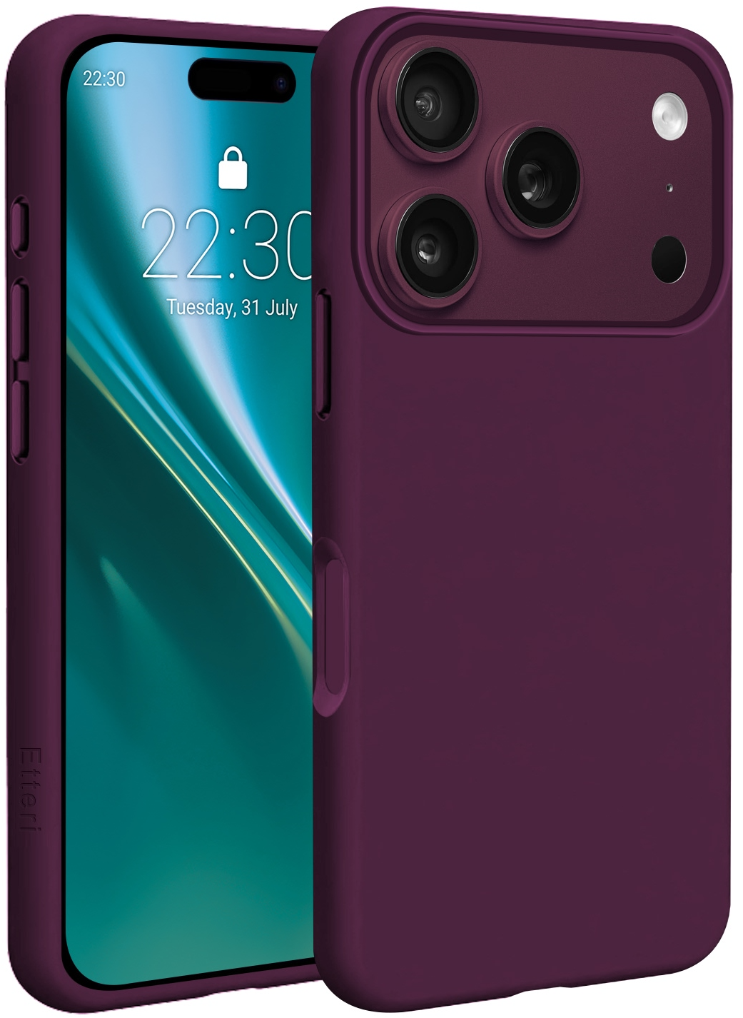Калъф MagSafe за Apple iPhone 18 Pro Max / 17 Pro Max, Etteri, Silicone Mag, Бордо