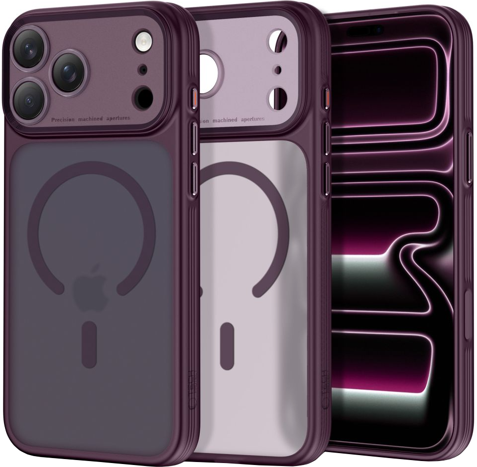Калъф MagSafe за Apple iPhone 18 Pro Max / 17 Pro Max, Tech-Protect, MagPrime CC, Матово бордо