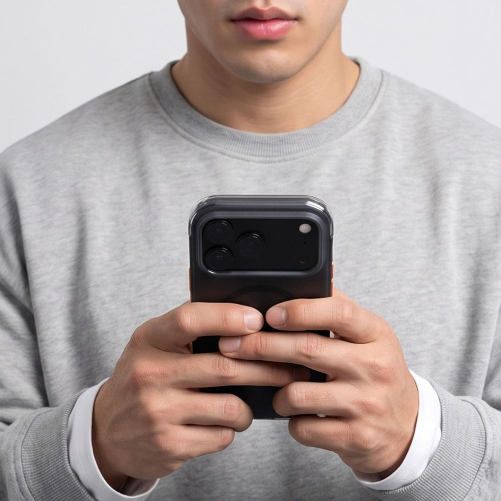 Калъф MagSafe за Apple iPhone 18 Pro / 17 Pro, Tech-Protect, MagAir CC, Матиран Черен