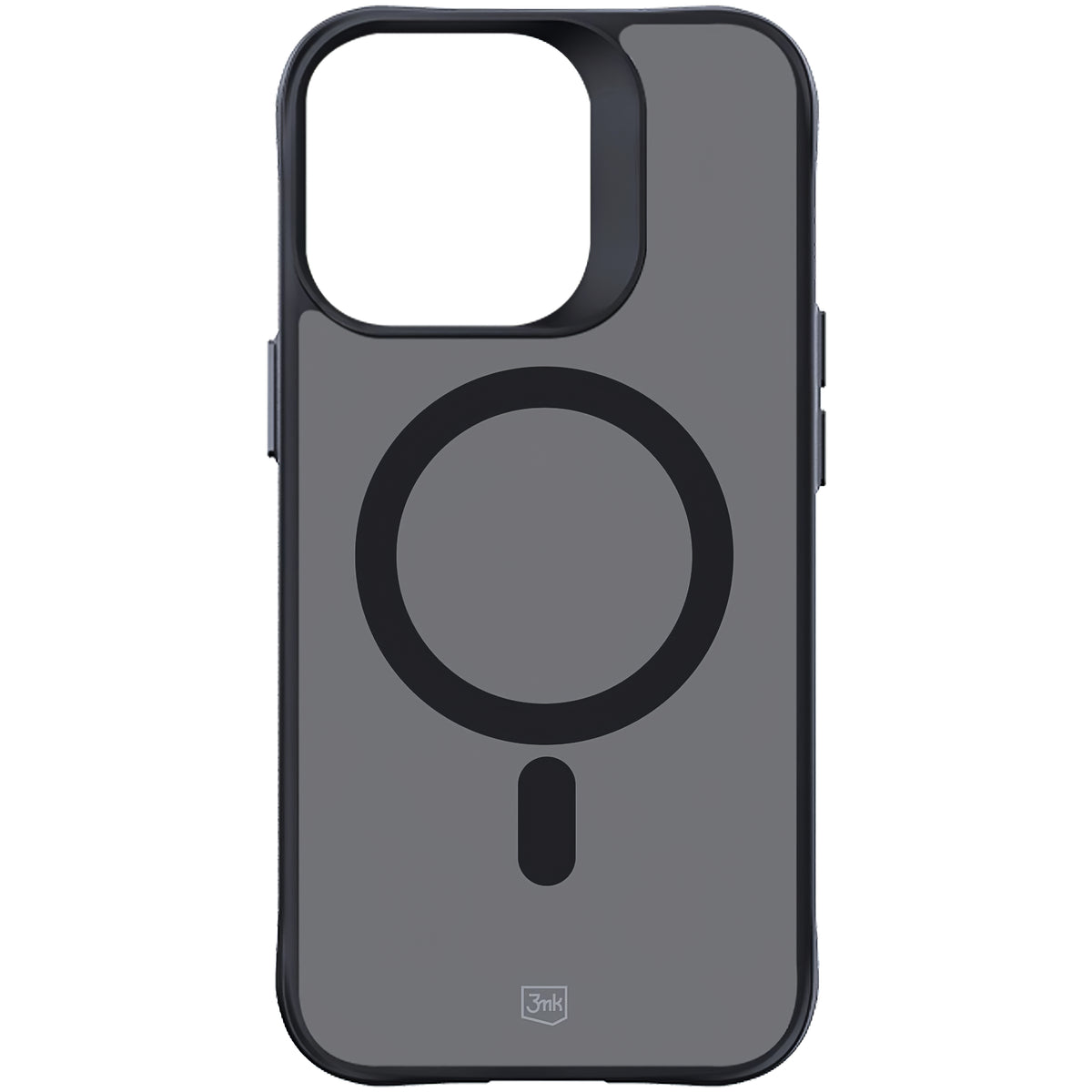 MagSafe калъф за Apple iPhone 15 Pro Max, 3MK, Smoke MagCase, черен