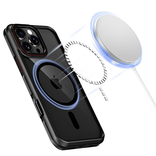 Калъф MagSafe за Apple iPhone 16 Pro Max, Tech-Protect, Maghybrid, черен