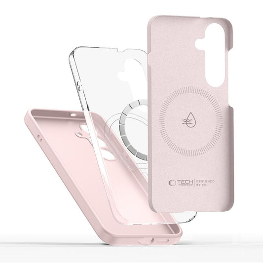 Калъф MagSafe за Apple iPhone 16e, Tech-Protect, Liquid Silicone, Розов