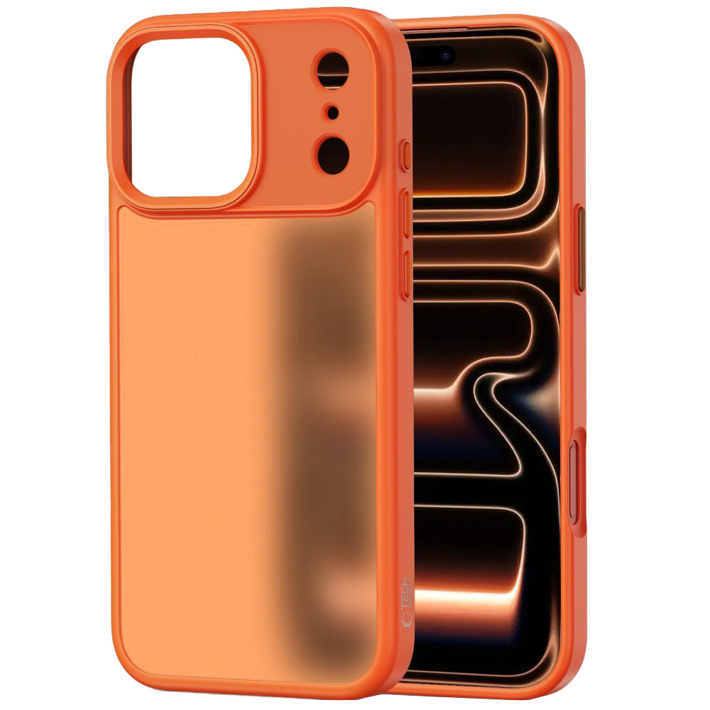 Калъф за Apple iPhone 17 Pro, Tech-Protect, Magmat, Матово Оранжев