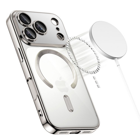 Калъф MagSafe за Apple iPhone 17 Pro, Tech-Protect, Magflex, Сребрист