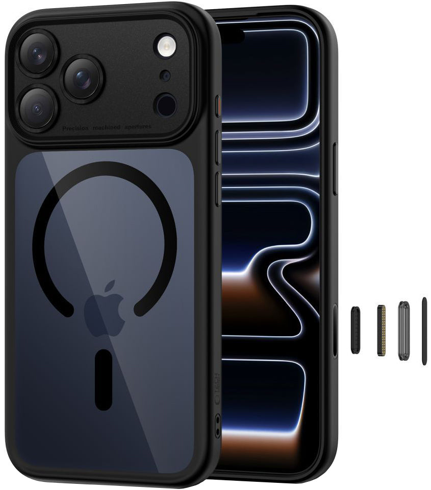Калъф MagSafe за Apple iPhone 17 Pro, Tech-Protect, MagPeak, Тъмносин