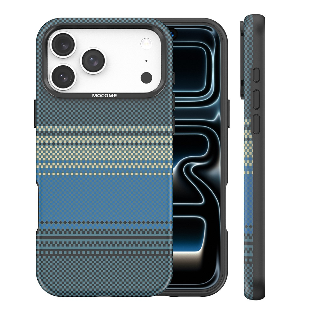 Калъф MagSafe за Apple iPhone 17 Pro, OEM, Gradient Rainbow, Тъмносин
