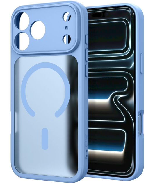 Калъф MagSafe за Apple iPhone 18 Pro / 17 Pro, Tech-Protect, BasicMag, Матиран син
